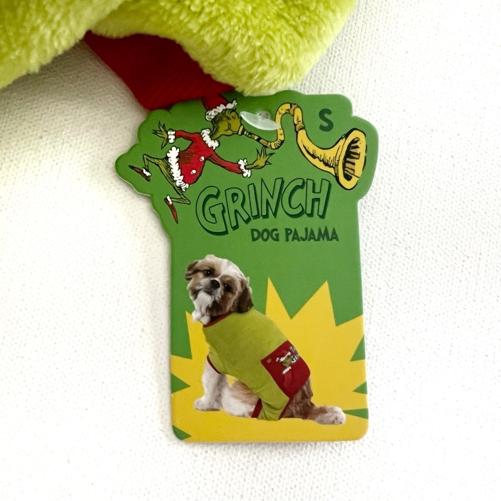 Dr. Seuss' The Grinch Holiday Pet Pajamas for Cats & Dogs Green Size Small NWT - Picture 5 of 7